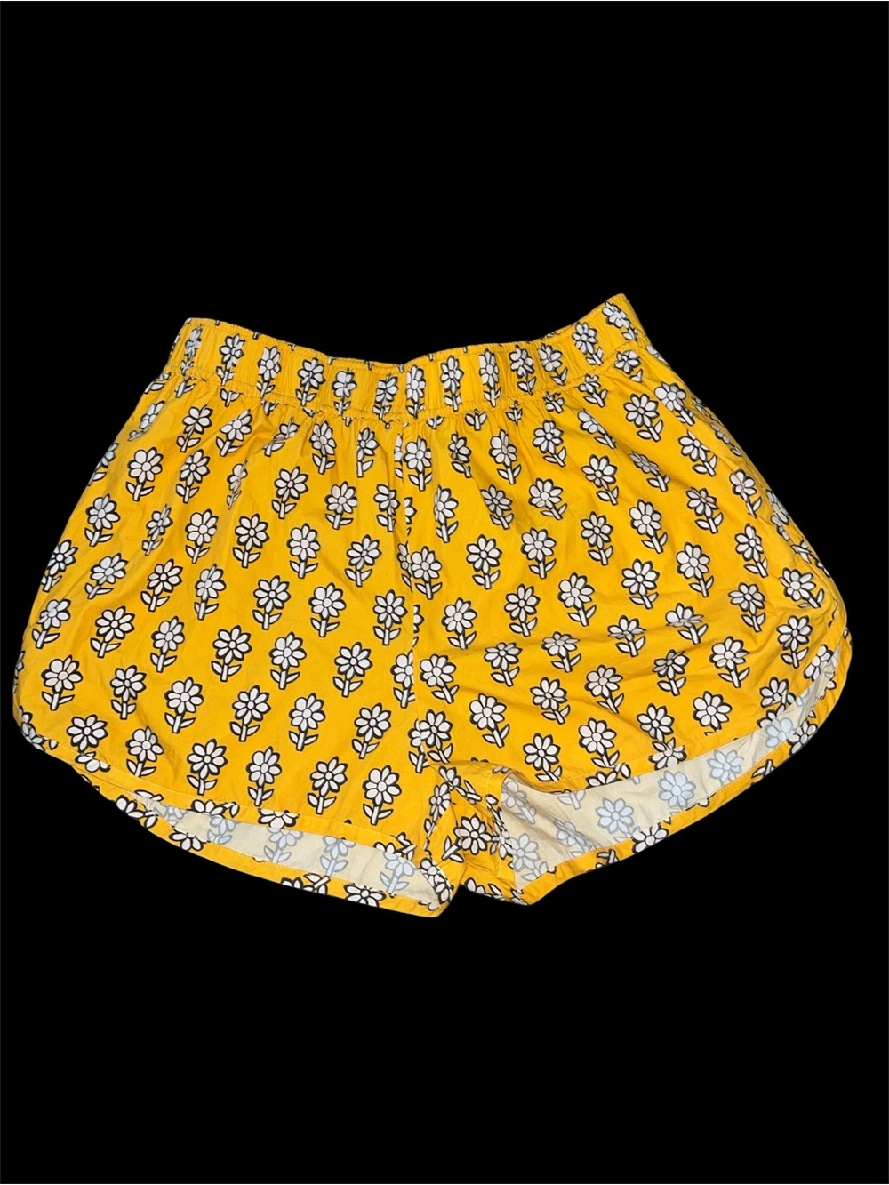 RHODE Keith “Flower Block” pull-on shorts